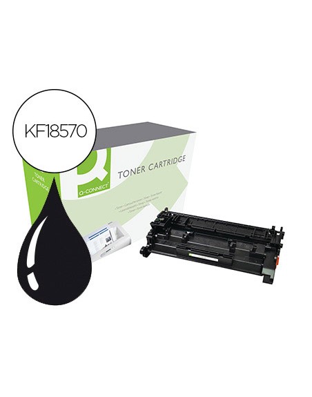 Toner q-connect compatible hp cf226a laserjet m402 / m426 negro 3100 paginas