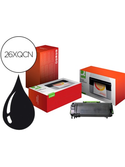 Toner compatible q-connect hp cf226x laserjet m402 negro alta capacidad