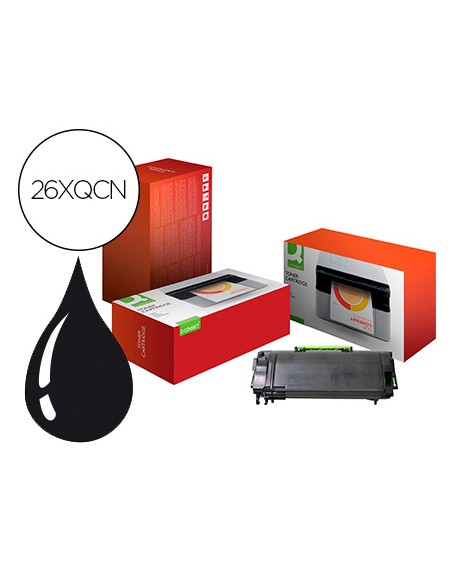 Toner compatible q-connect hp cf226x laserjet m402 negro alta capacidad