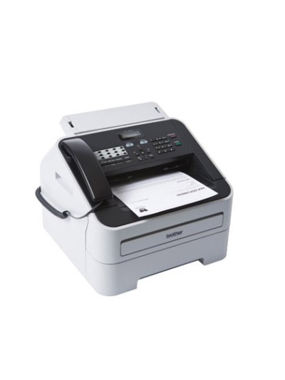 Fax brother 2845 laser monocromo 20 ppm bandeja 250 hojas 16 mb de memoria 33600 bps con auricular telefonico