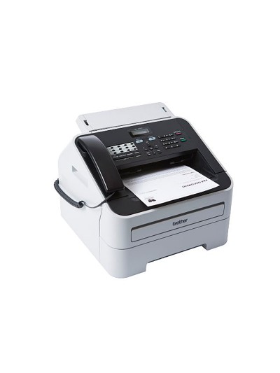 Fax brother 2845 laser monocromo 20 ppm bandeja 250 hojas 16 mb de memoria 33600 bps con auricular telefonico