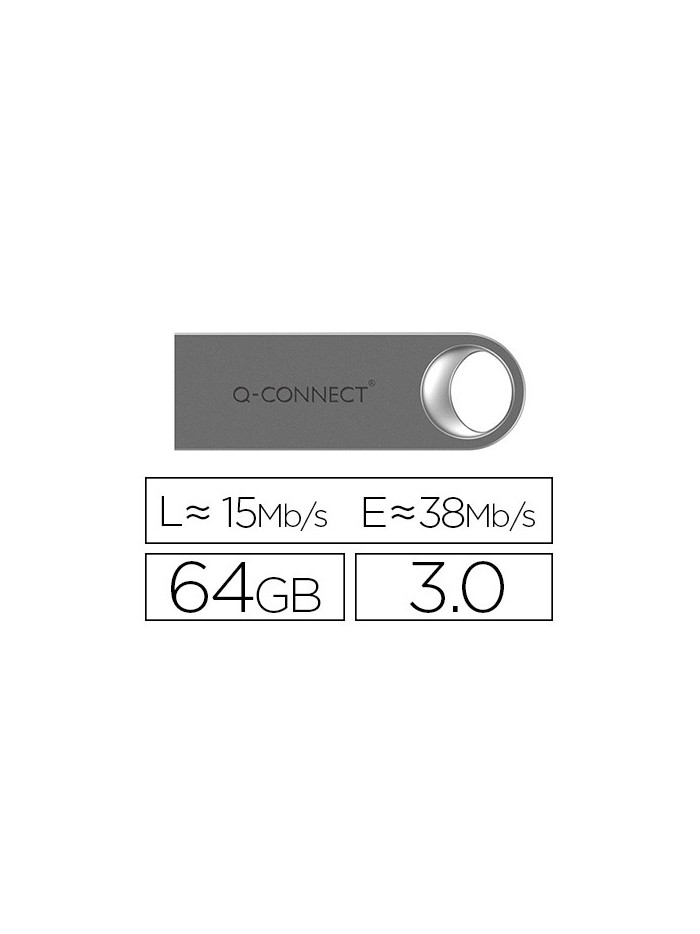 Memoria usb q-connect flash premium 64 gb 3.0 Memoria usb q-connect flash premium 64 gb 3.0