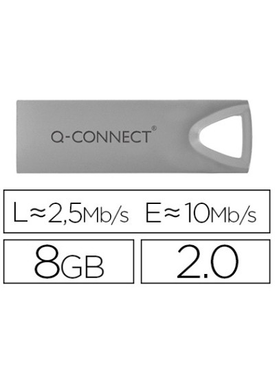 Memoria usb q-connect flash premium 8 gb 2.0