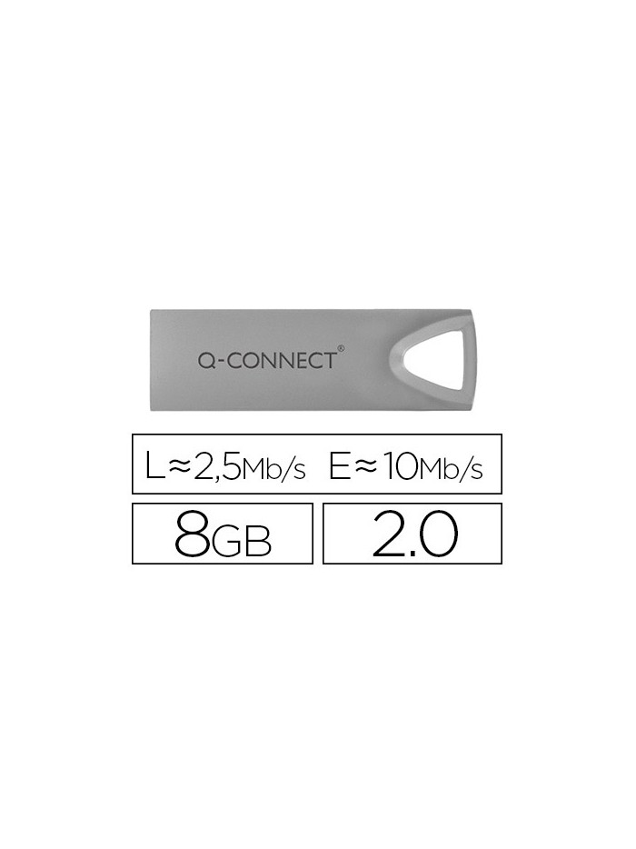 Memoria usb q-connect flash premium 8 gb 2.0 Memoria usb q-connect flash premium 8 gb 2.0