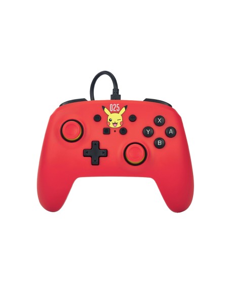 Mando power a con cable para nintendo switch laughing pikachu