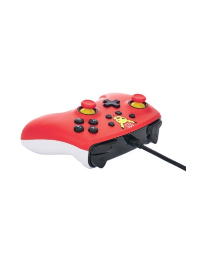 Mando power a con cable para nintendo switch laughing pikachu