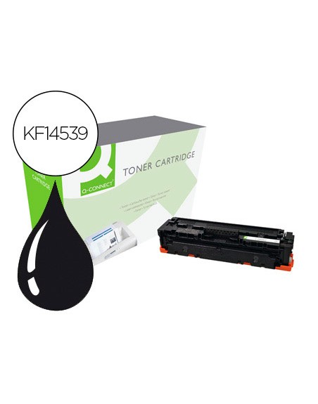 Toner q-connect compatible hp cf410a para color laserjet pro m377 / m452 / mfp m477 negro 2300 pag