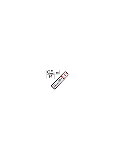 Minas rotring grafito 0,5 mm b estuche de 12 minas