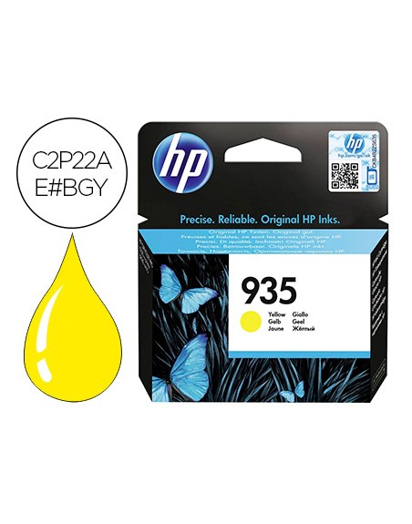 Ink-jet hp 935 ojp 6230 / 6830 amarillo - 400 pag -