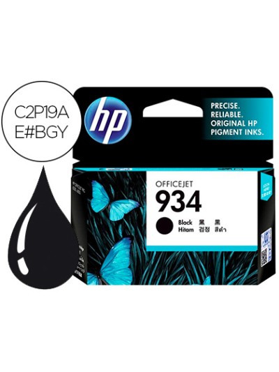Ink-jet hp 934 officejet 6815/ 6230 / 6830 negro 400 pag