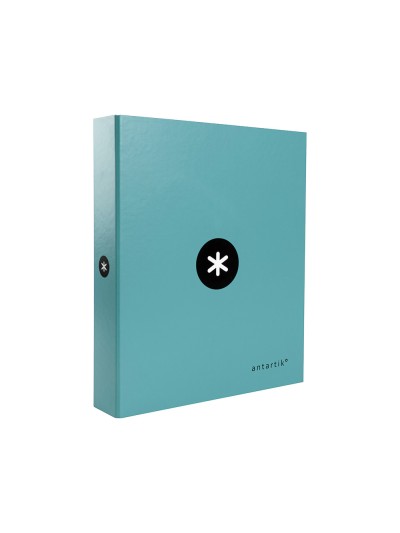 Carpeta 4 anillas 40 mm mixtas antartik a4 forrada color menta