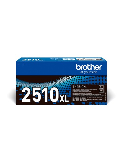 Toner brother tn2510xl mfc-l2860dwe / l2627dwe / l2400dwe negro 3000 paginas