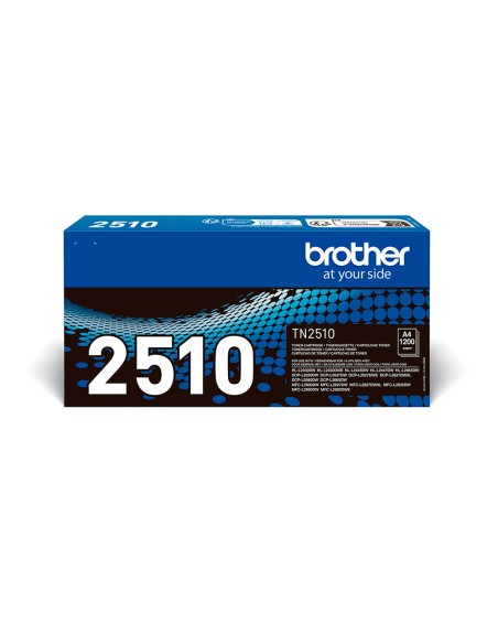 Toner brother tn2510 mfc-l2860dwe / l2627dwe / l2400dwe negro 1200 paginas