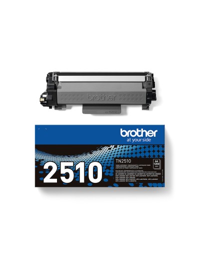 Toner brother tn2510 mfc-l2860dwe / l2627dwe / l2400dwe negro 1200 paginas