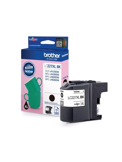 Ink-jet brother lc-227xl negro dcp-j4120dw / mfc-j4420dw / j4620dw / j4625dw 1200 pag