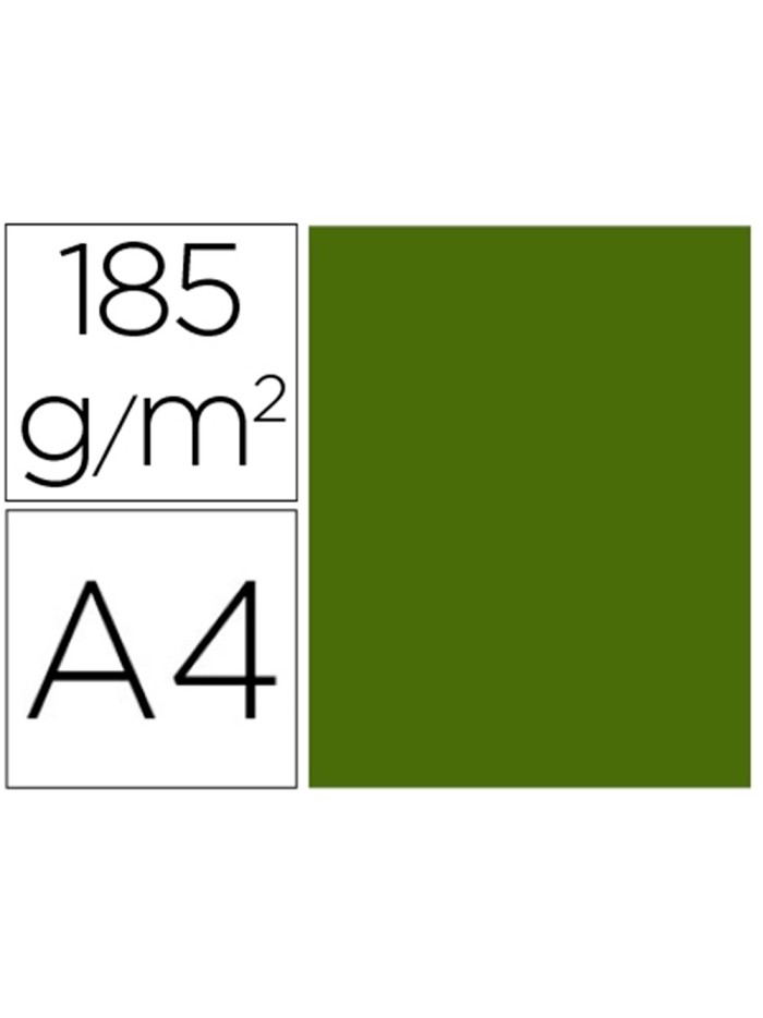 Cartulina guarro verde safari 50x65 cm 185 gr Cartulina guarro verde safari 50x65 cm 185 gr