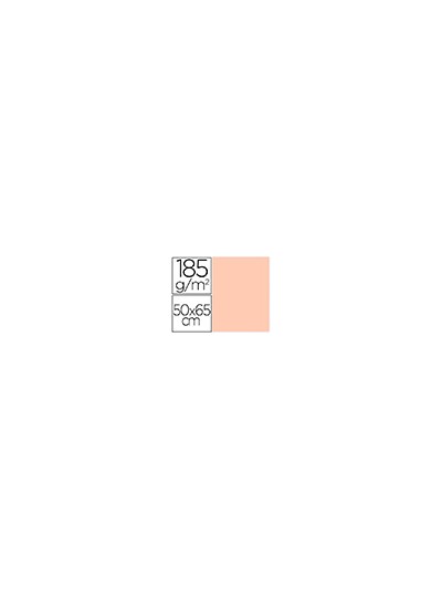 Cartulina guarro carne 50x65 cm 185 gr