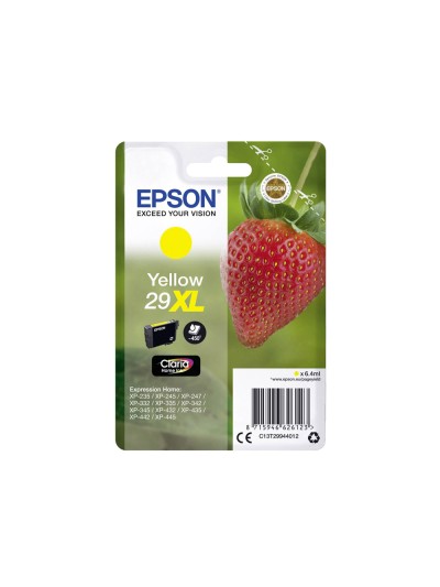 Ink-jet epson home 29xl t2994 xp435/330/335/332/430/235/432 amarillo 450 pag