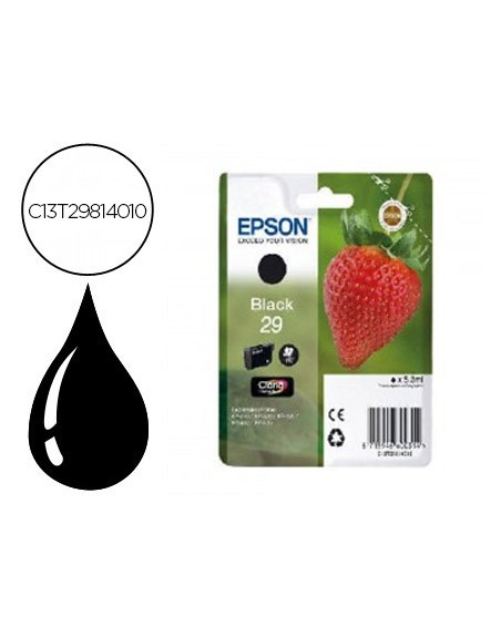 Ink-jet epson home 29 t2981 xp435/330/335/332/430/235/432 negro 175 pag