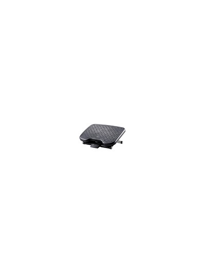Reposapies ajustable q-connect premium con alfombrilla caucho