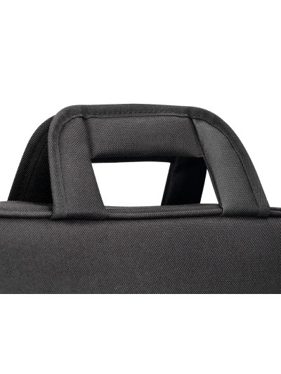 Maletin para portatil q-connect 15,4/' negro 1 asa 2 bolsillos exteriores medidas 390x290x90 mm