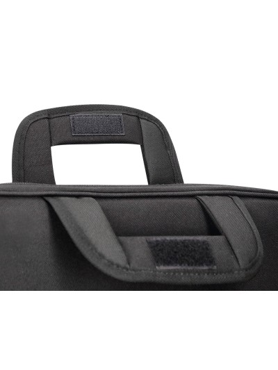 Maletin para portatil q-connect 15,4/' negro 1 asa 2 bolsillos exteriores medidas 390x290x90 mm