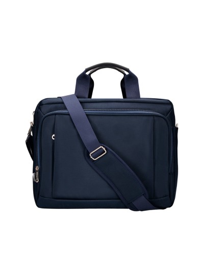 Maletin para portatil q-connect 15,5/' azul 1 asa 1 bolsillo exterior medidas 390x310x120 mm