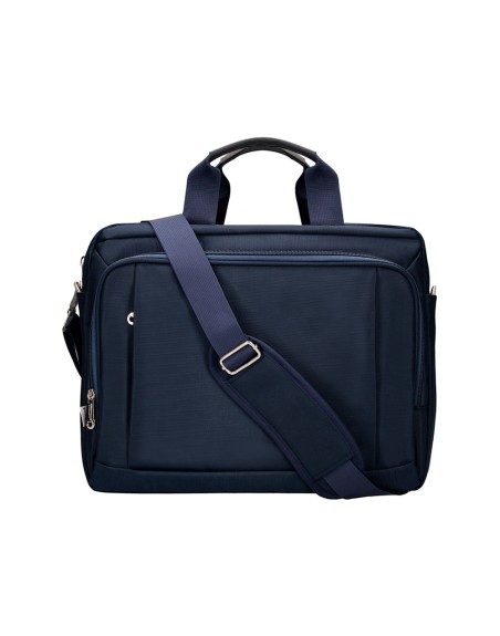 Maletin para portatil q-connect 15,5/' azul 1 asa 1 bolsillo exterior medidas 390x310x120 mm