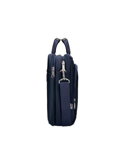Maletin para portatil q-connect 15,5/' azul 1 asa 1 bolsillo exterior medidas 390x310x120 mm