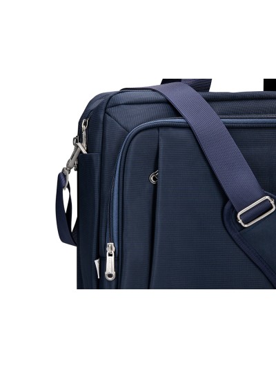 Maletin para portatil q-connect 15,5/' azul 1 asa 1 bolsillo exterior medidas 390x310x120 mm