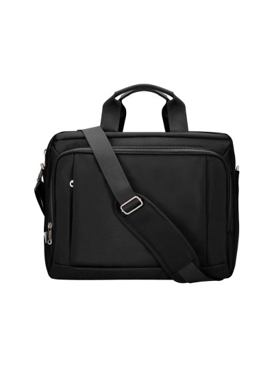 Maletin para portatil q-connect 15,5/' negro 1 asa 1 bolsillo exterior medidas 390x310x120mm