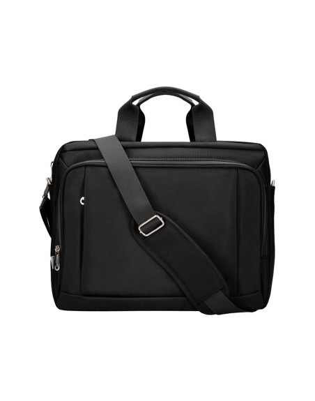 Maletin para portatil q-connect 15,5/' negro 1 asa 1 bolsillo exterior medidas 390x310x120mm
