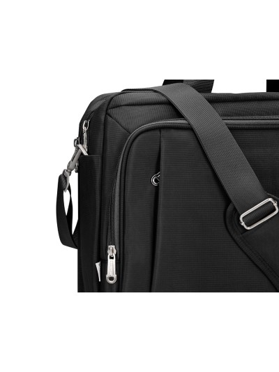 Maletin para portatil q-connect 15,5/' negro 1 asa 1 bolsillo exterior medidas 390x310x120mm