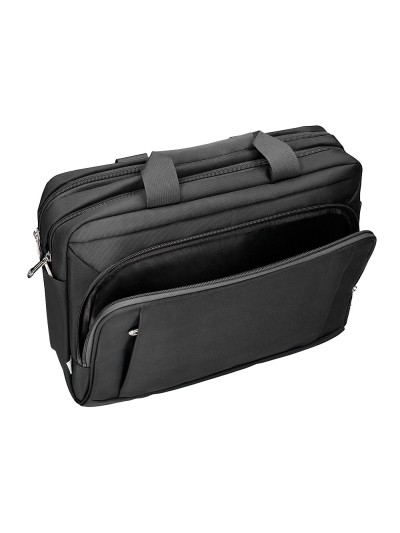 Maletin para portatil q-connect 15,5/' negro 1 asa 1 bolsillo exterior medidas 390x310x120mm