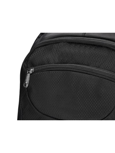 Mochila para portatil q-connect 18/' negra 1 asa 1 bolsillo exterior medidas 330x470x180 mm