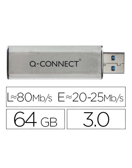 Memoria usb q-connect flash 64 gb 3.0