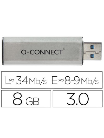 Memoria usb q-connect flash 8 gb 3.0
