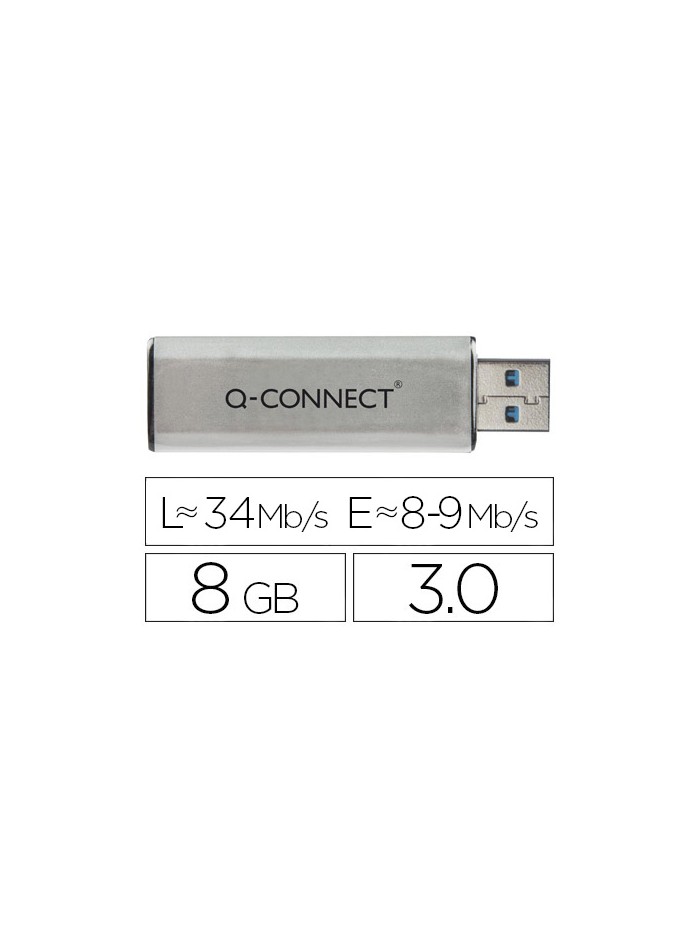 Memoria usb q-connect flash 8 gb 3.0 Memoria usb q-connect flash 8 gb 3.0