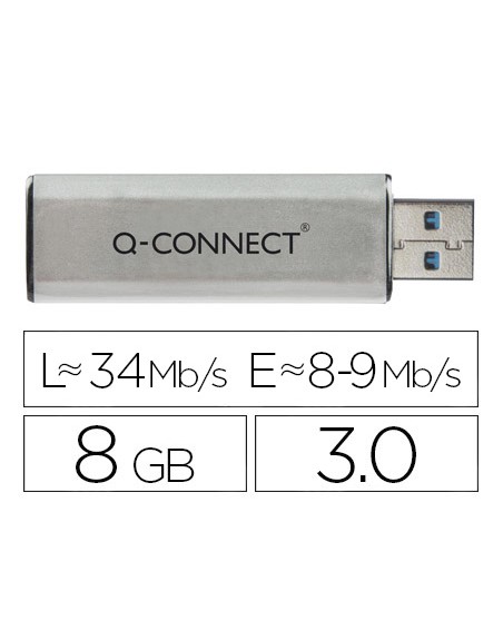 Memoria usb q-connect flash 8 gb 3.0