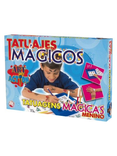Juego de mesa falomir tatuajes magicos infantil