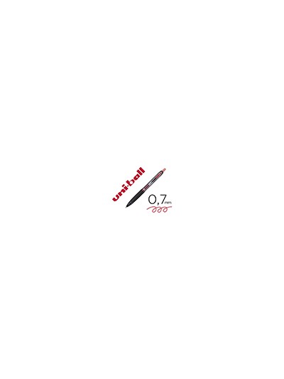 Boligrafo uni-ball signo 207e retractil 0,7 mm color rojo