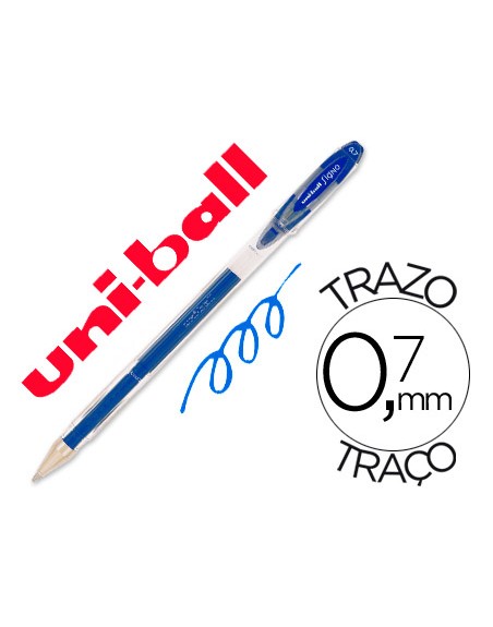 Boligrafo uni-ball roller um-120 signo 0,7 mm tinta gel color azul