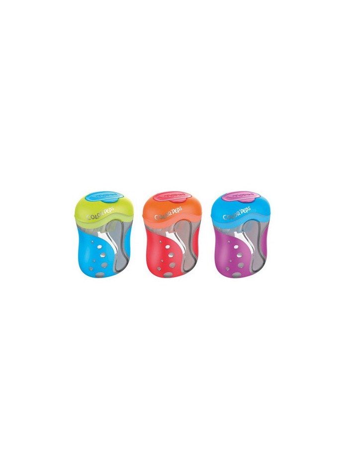 Sacapuntas color peps 2 usos con deposito colores surtidos Sacapuntas color peps 2 usos con deposito colores surtidos