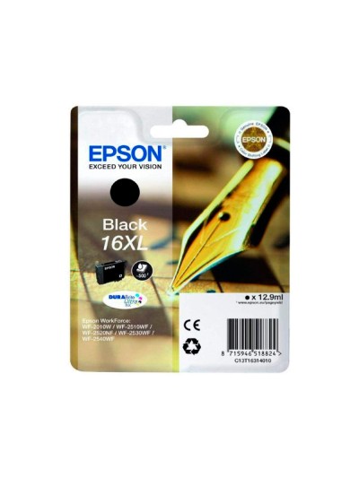 Ink-jet epson 16xl wf2010w wf2510wf wf2520nf wf2530wf wf2540wf negro 500 pag