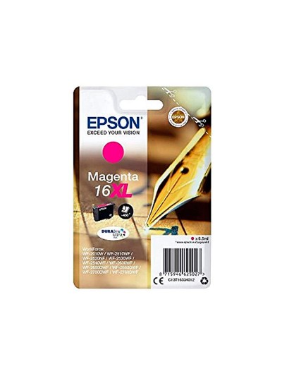Ink-jet epson 16xl wf2010w wf2510wf wf2520nf wf2530wf wf2540wf magenta 450 pag