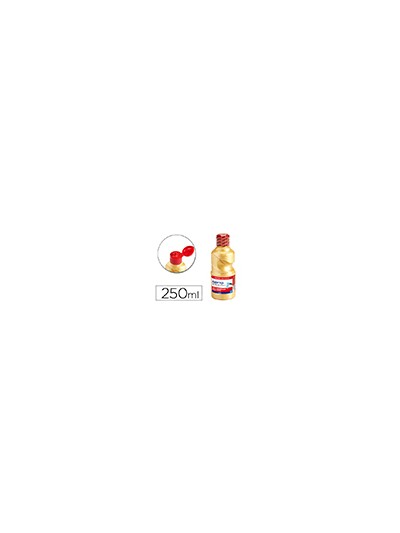 Tempera liquida giotto escolar 250 ml metalizada oro