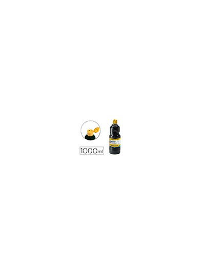 Tempera liquida giotto escolar lavable 1000 ml negra
