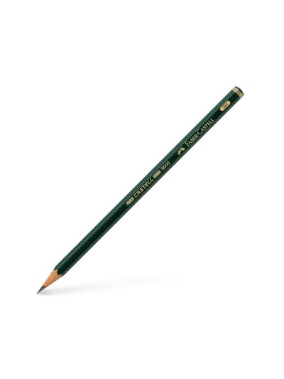 Lapices de grafito faber 9000 3h unidad