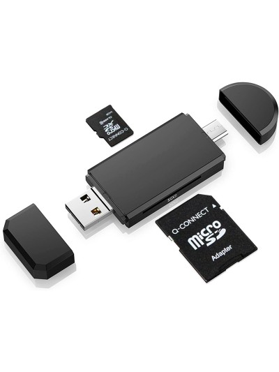 Memoria sd micro q-connect flash 32 gb clase 6 con adaptador