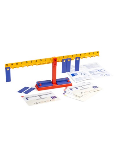Juego miniland balanza numerica 20 pesas + 10 colgadores